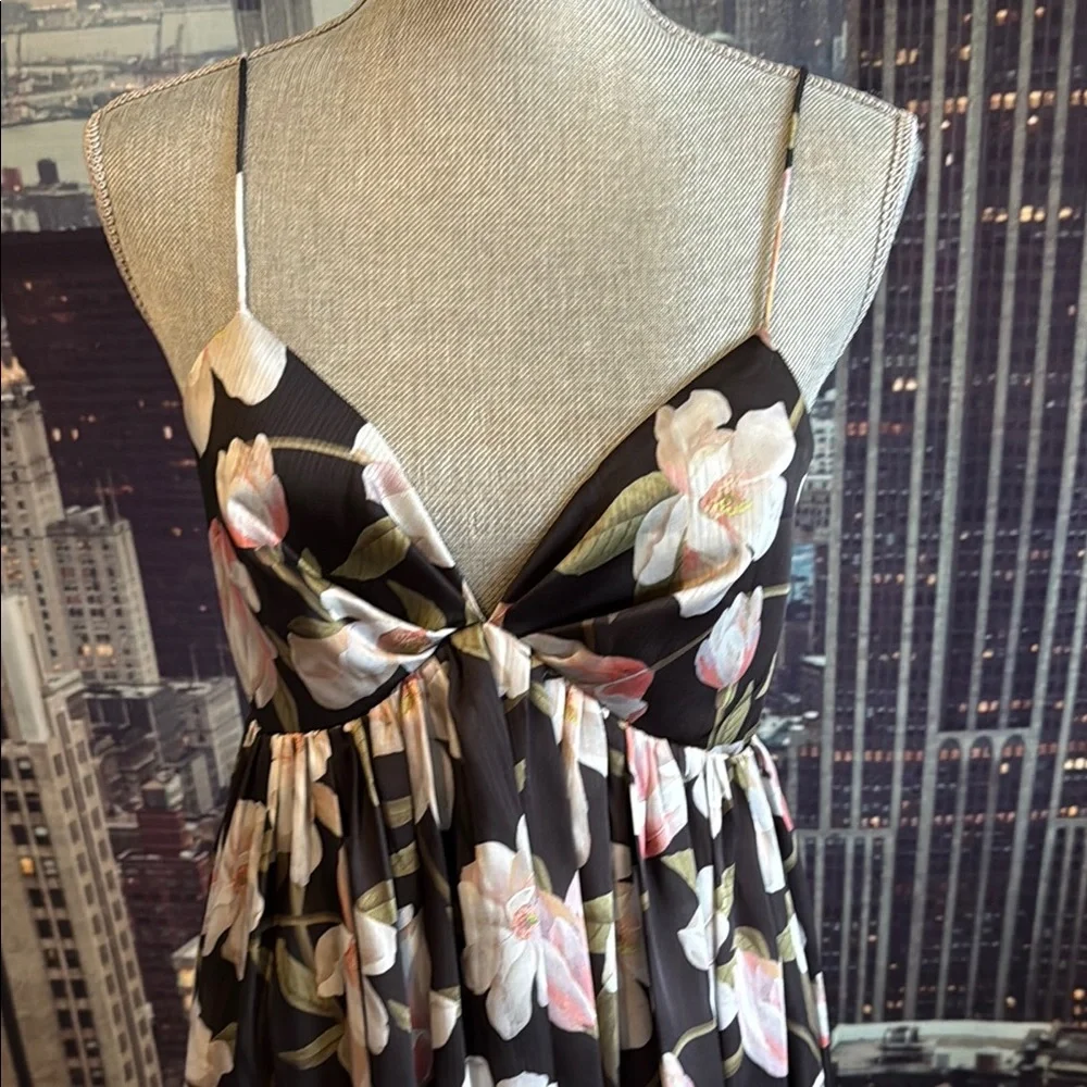 Sachin & Babi Floral Maxi Dress with Spaghetti Straps - Picture 2 of 9